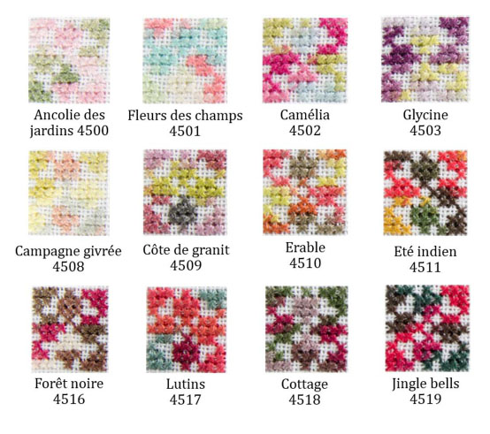 Dmc Color Variations Color Chart