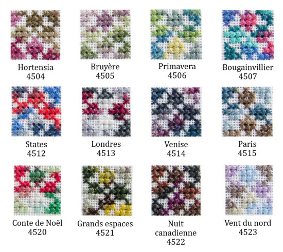 DMC Coloris Color Chart 2