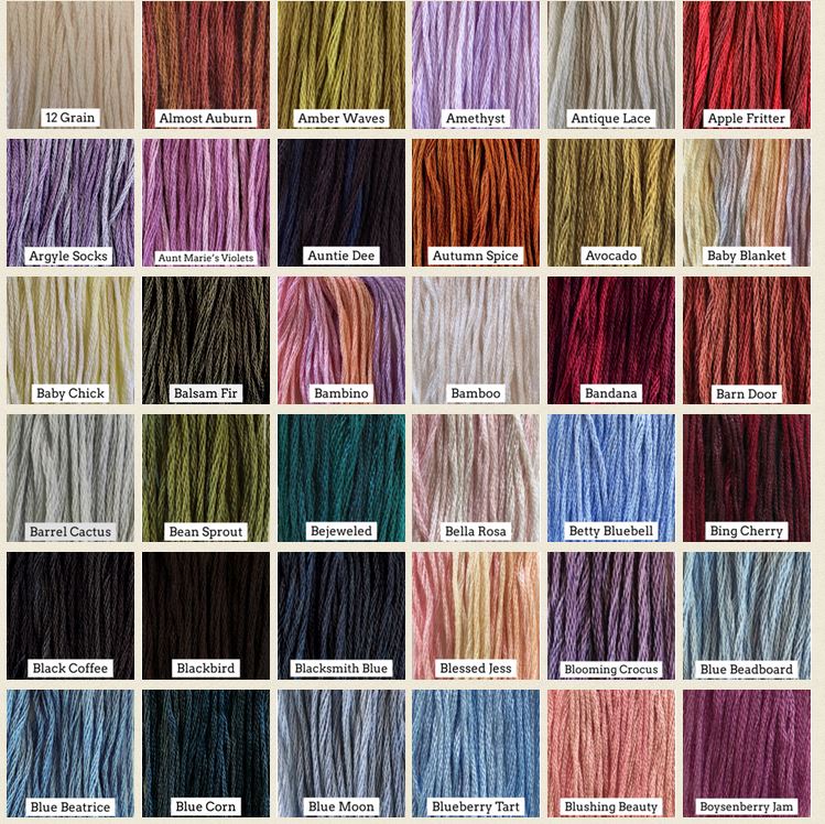 Classic Colorworks Color Chart 1