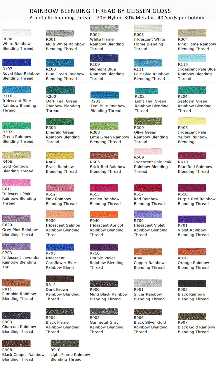 Crescent Colors Conversion Chart