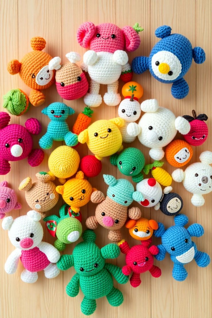 Group of amigurumis 2