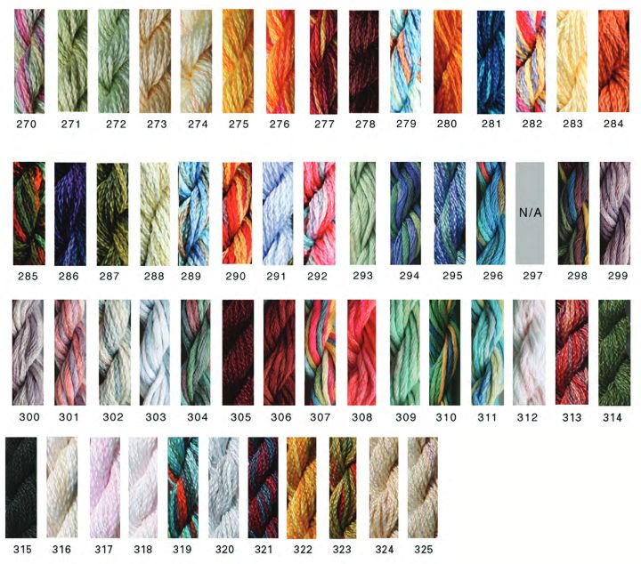 10% OFF One Caron Collection Hand-dyed Thread 226 Thru 340-Fleurs Sauvages 