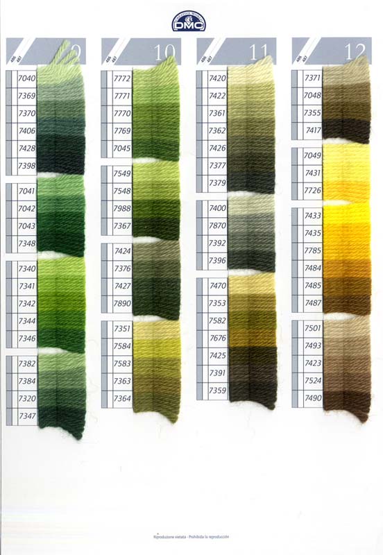 Dmc Tapestry Wool Color Chart