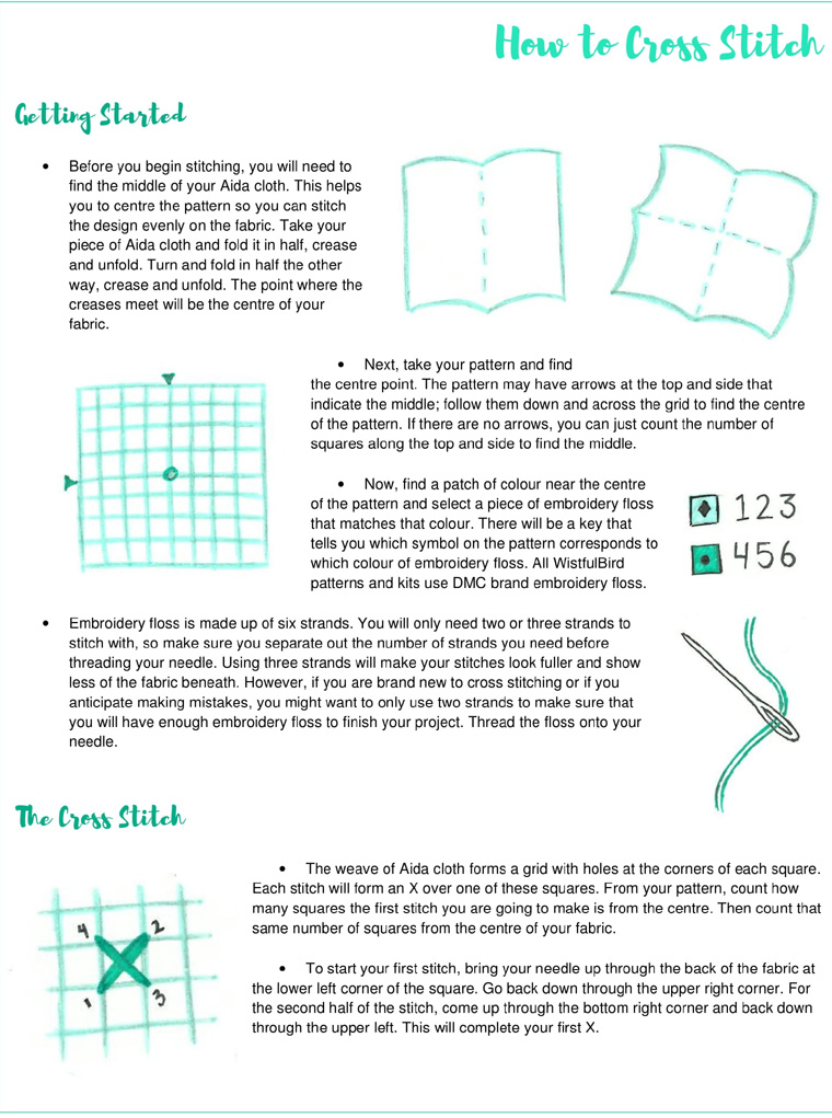 How to Cross Stitch 1