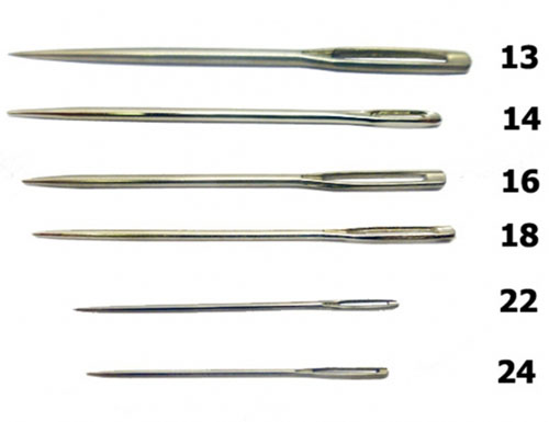 Tapestry Needles ,size 16 Sewing Needles, Nickel Plated Embroidery Needles,  Blunt Ended, Knitters or Crochet Sewing Needle 