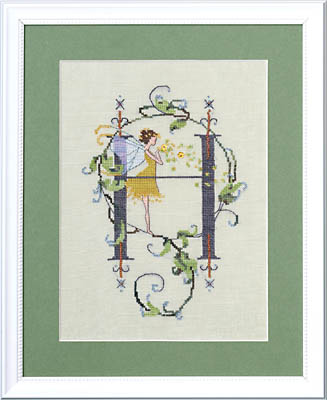 Letters From Nora - H - Cross Stitch Pattern