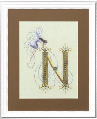 Letters From Nora - N - Cross Stitch Pattern