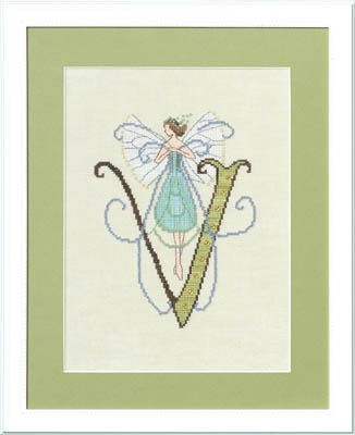 Letters From Nora - V - Cross Stitch Pattern