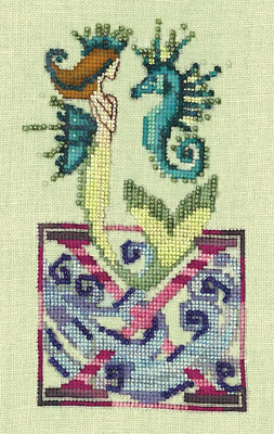 Letters From Mermaids X - Cross Stitch Pattern