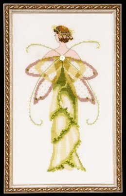 Amaryllis Spring Garden Pixie - Cross Stitch Pattern