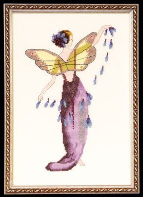 Lavender Spring Garden Pixie - Cross Stitch Pattern