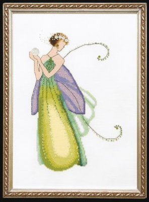 Gardenia Spring Garden Pixie - Cross Stitch Pattern