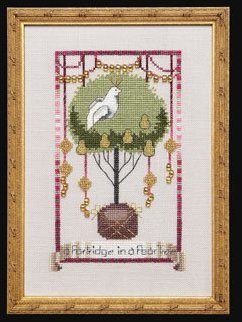 Partridge in a Pear Tree - 12 Days of Christmas Cross Stitch