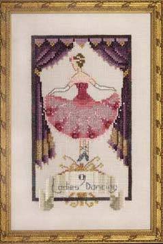 Nine Ladies Dancing - 12 Days of Christmas - Cross Stitch