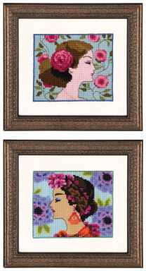 Bella Rose & Bella Hydrangea - Cross Stitch Pattern