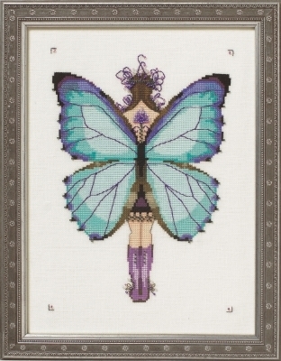 Miss Aurora Morpho - Cross Stitch Pattern