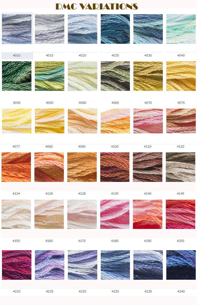 Dmc Perle Cotton Size 8 Color Chart