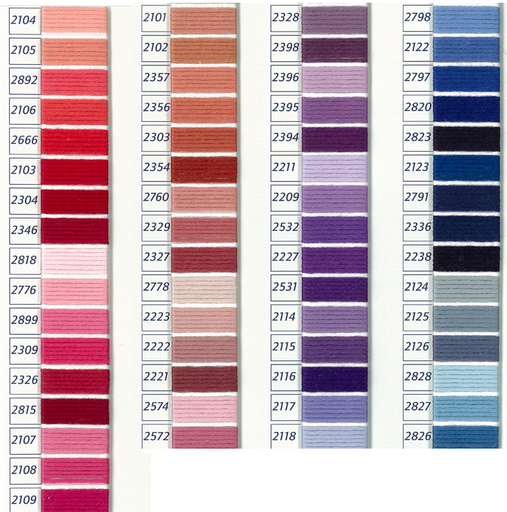 Au Ver A Soie Color Chart