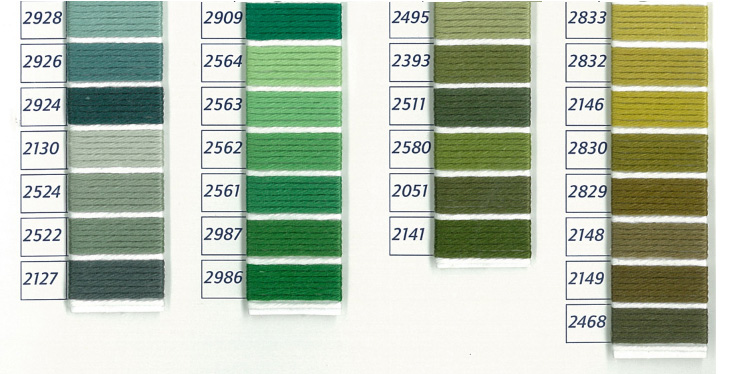 DMC Retors Color Chart 6